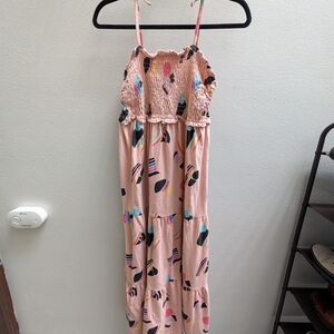 Colorful Patterned Maxi Dress